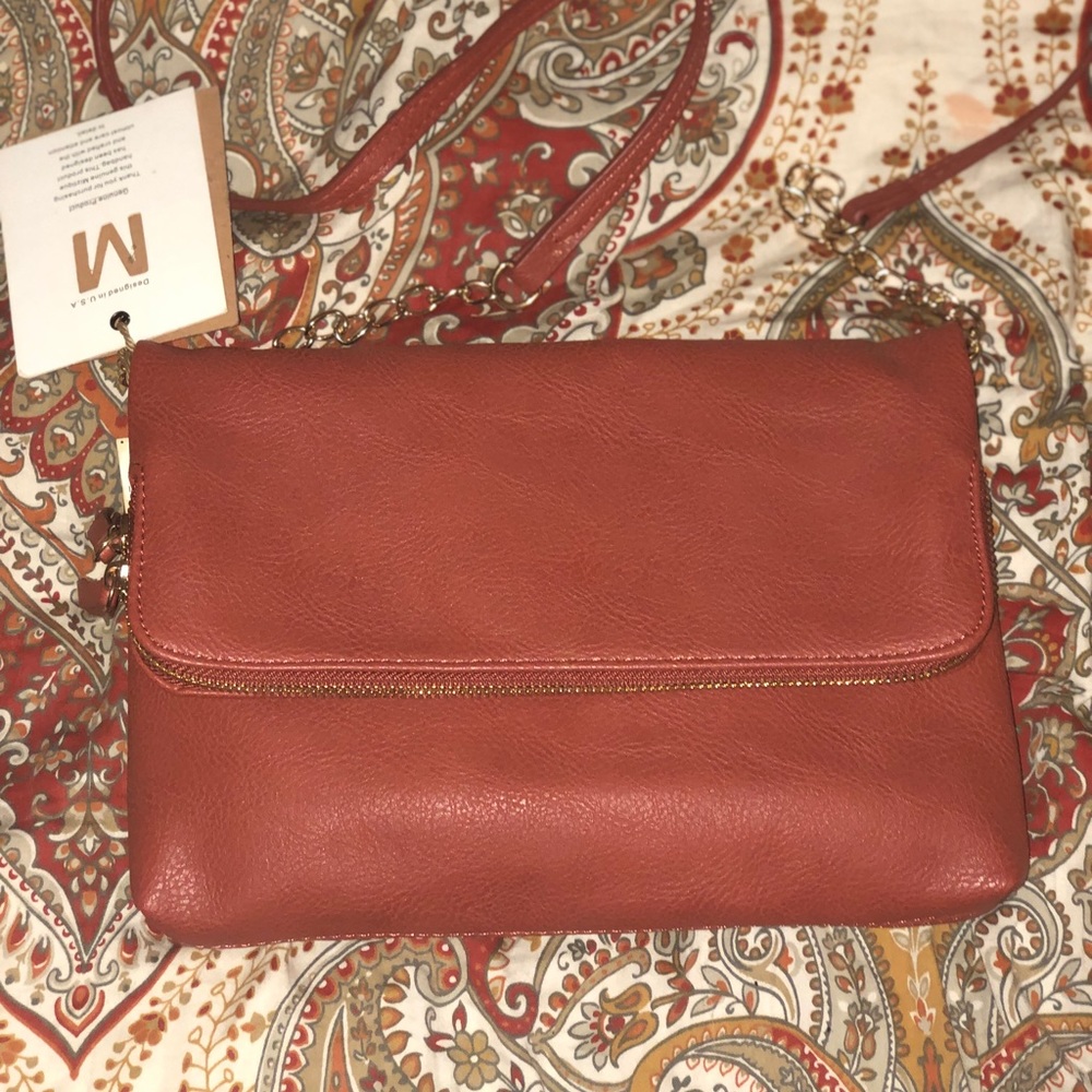 Orange crossbody bag